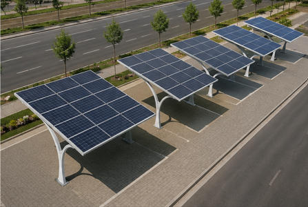 Cantilever Solar Car Parking thumbnail 5