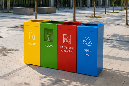 Color Coded Recycling Bin thumbnail 5