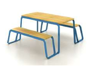 Outdoor Table with Benches thumbnail 6