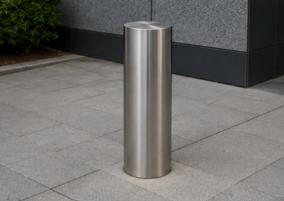Stainless Steel Fixed Security Bollard thumbnail 5