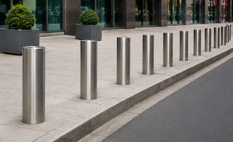 Stainless Steel Fixed Security Bollard thumbnail 6