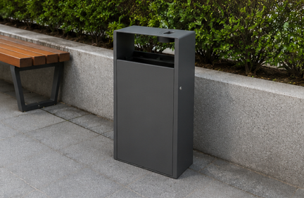 Waste Bin with Ashtray thumbnail 4