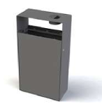 Waste Bin with Ashtray thumbnail 6
