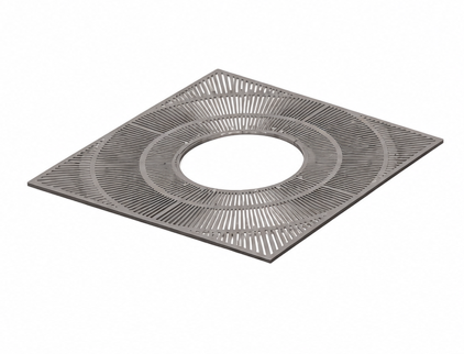 Square Radial Tree Grating