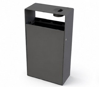 Waste Bin with Ashtray